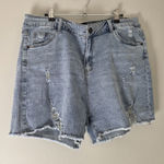 Southern Stitch  Distressed Jean Shorts NWT Photo 0