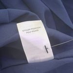 Lulus Ruffled Pleated One Shoulder Midi Dress Size M Blue Splendid Charisma NEW Photo 8