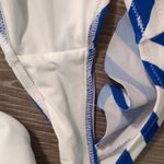 Kendall + Kylie Blue White Stripe Bikini Size Medium Photo 4