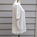 NWT Square Neck Puffed Sleeve Shirt | Loft Cream Blouse Photo 3