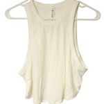 Lululemon Plus Size 14 Hold Tight Cropped Tank Top Soft Ribbed White Photo 0