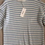 Rhythm NWT Corsica Striped Knit Oversized Sweater in Blue Stripe Photo 6