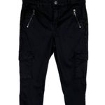 BLANK NYC Pants Moto Black 26 Zipper Hem Stretch Photo 9