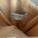 Mac Duggal  White One-Shoulder Gown with Feather Detail, size 8 NWT Photo 5