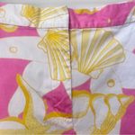 Tibi Coastal High Waisted Shell Print Pink Shorts Size 10 Photo 3