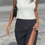 Princess Polly  Black Maxi Skirt Photo 0