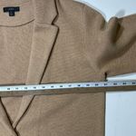 J.Crew EUC  Cecile Wool Blend Camel Knit Relaxed Blazer Single Button Cardigan Sm Photo 7