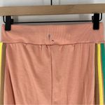 Electric yoga  Sundrop Jogger Pants Womens Size‎ S Pink Rainbow Side Stripes Photo 7