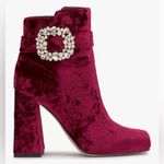 Jessica Simpson NEW Luminna Suede Rhinestone Booties Boots 8.5 $159 Photo 1
