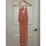 Misa NWT  Long Peach Dress Size Small Photo 4
