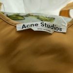 Acne Studios Satin slip dress Gold US 10 Photo 12