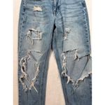 Aeropostale  Mom Jean Medium Wash Denim Distressed Destroyed Women's Size 00 Photo 3