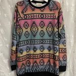 Avery Apparel Company Women’s Aztec Southwest Sweatshirt Tunic Pullover Sz M EUC Size M Photo 5