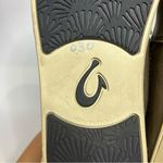 Olukai Alohi taupe leather slip on loafers womens size 7.5 casual neutral trendy Gray Photo 6