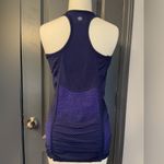 Athleta  Fastest Track Workout Gym Tennis Women's Dark Purple Dot Tank Top Photo 2