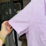 Pomander Place Lilac Meryl Shirt Dress button down pockets short sleeve aline Purple Size XXL Photo 8