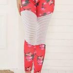 Banded Scrunch Bum Floral Pink Yoga Pants Sexy Size undefined Photo 32