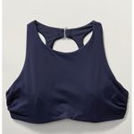 Athleta New  MALDIVES BRA CUP BIKINI TOP Dress Blue 34 B/C Photo 5