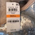 Inc international Inc. International Concepts Sz Small Silver Sequin One Long Sleeve Shoul… Photo 8