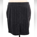 Torrid Vintage Dark Acid Denim Wash Pinstripe Jean Pencil Skirt Plus Size 22 Photo 1