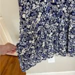 Madewell NWT  Button-Front Ruffle-Hem Midi Dress in Flower Garden - Size M Photo 4