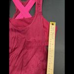 Lululemon Tank Top Bra Red Pink Luxury Designer Athletic Lounge Preppy 6 Photo 3