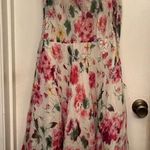 Lapis dress by Anthropology, size Medium in a 100% silk romantic flower print Photo 0