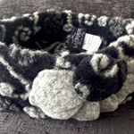 Lafenice Italian Made Wool Headband Black Photo 0