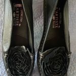 L'ATISTE  Black Rose Embellished Loafers Photo 1