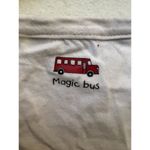 French Connection  White Tee with Black Peacock Design Photo 3