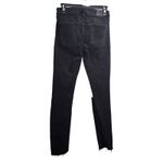 American Eagle Next Level Stretch‎ Black Distressed Ripped Skinny Jeans Size 2 Photo 1