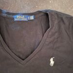 Ralph Lauren Polo  Black V-Neck T-Shirt Photo 1