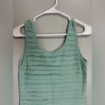 Toad & Co Samba Flow Tank Dress Ribbed Organic Cotton Blend Light Teal Blue S Green Photo 7