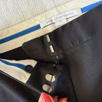 Diane Von Furstenberg  Jodie Black Ankle Pants‎ Sz 6 – Sleek Straight Tailoring Photo 2