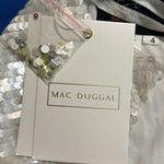 Mac Duggal  Sequined Mixed Media Floral Embellished Mini Dress SZ 4 93628 style Photo 15