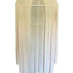 Eileen Fisher Organic Linen Blend Pale Pink Open Front Cardigan Womens Size L Lo Photo 0