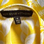Adrienne Vittadini 🌺 5 X 25 🌺 Yellow and White Relaxed Blouse Medium Photo 3