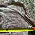 Self Esteem  Pink Faded Cropped Polo Sweatshirt 1/4 Button Lightweight SZ S Photo 9