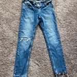 Free People We the Free straight jeans with knee rip size 27 Photo 0