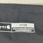 Carhartt FITTED WORKWEAR CAPRI LEGGINGS HEAVYWEIGHT WOMEN SZ L BLACK NEW A66 Photo 3