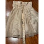 Hailey Logan  Champagne Sparkle Dress 7 8 Strapless Cocktail Party Prom Rushed Photo 7