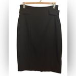 Eva Mendes New York & Company Collection Black Pencil Skirt w Back Slit. Size 12 Photo 1