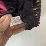 Sno Skins Shirt Womens Small Multicolor Textured Cutout Long Sleeve Top USA Made Photo 4