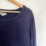 Old Navy purple indigo blue crewneck sweater women's size small cotton top Photo 1