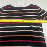 Talbots  Sweater Womens 1XP black Pink Stripe Button Knit 3/4 Sleeve Work Photo 7