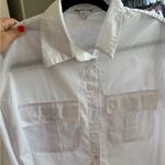 Charlotte Russe White Button-Up Blouse Photo 1