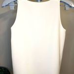 Cooper and Ella Off White Tank Top w/ruffled straps and V-neck. Satin feel. Sz XS Photo 1
