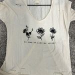 Buckle Modish rebels from Cream Floral Graphic Women's Top Photo 2