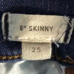 Madewell 8” Skinny Zip Fly Jean 25 Preppy Casual Classic Winter Minimalist Boho Photo 8