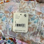 Free People NWT  Women's Sasha Sweetheart-Neck Mini Dress Multi Floral Size L Photo 6